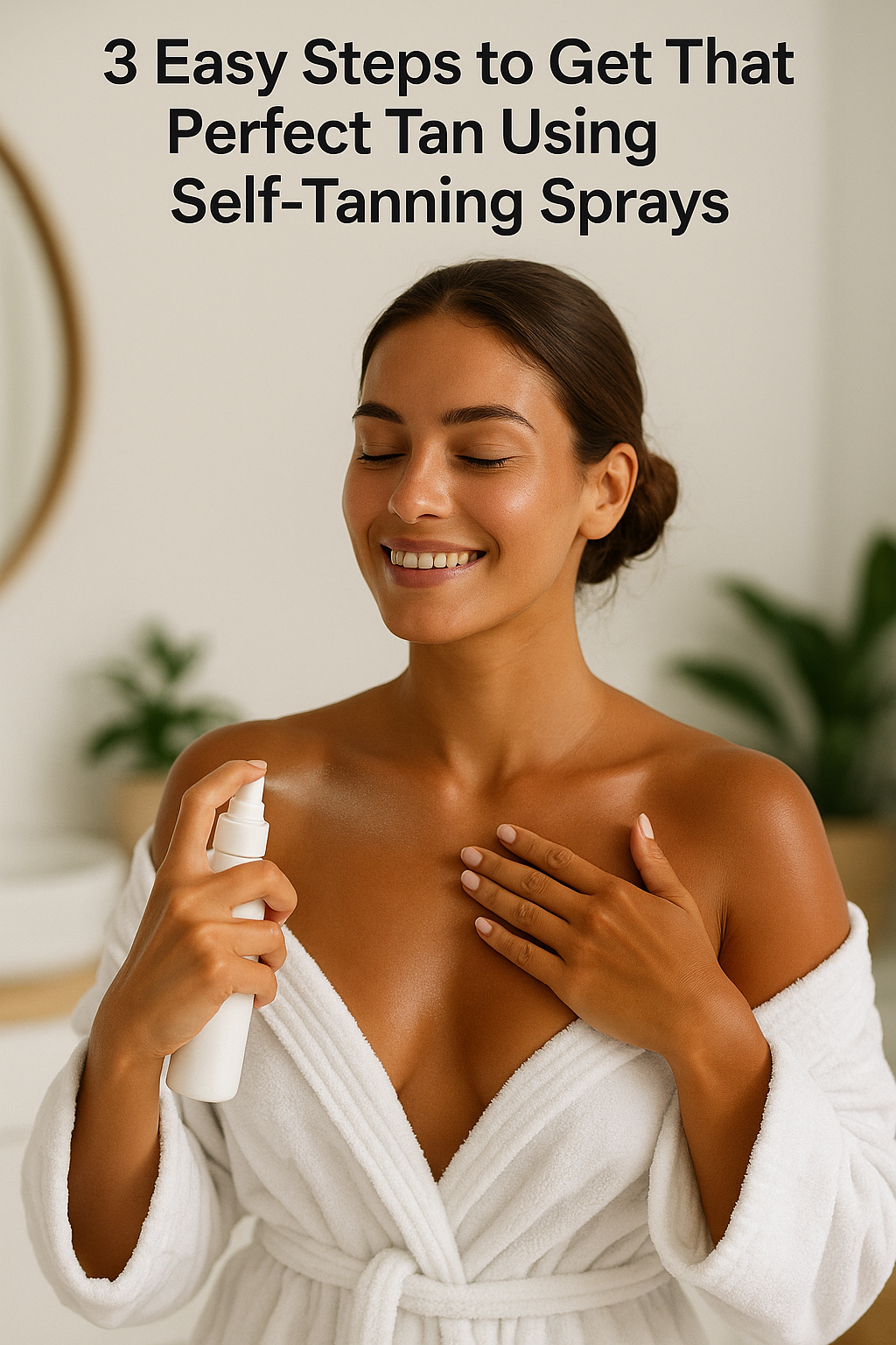 3 Easy Steps to Get That Perfect Tan Using Self-Tanning Sprays