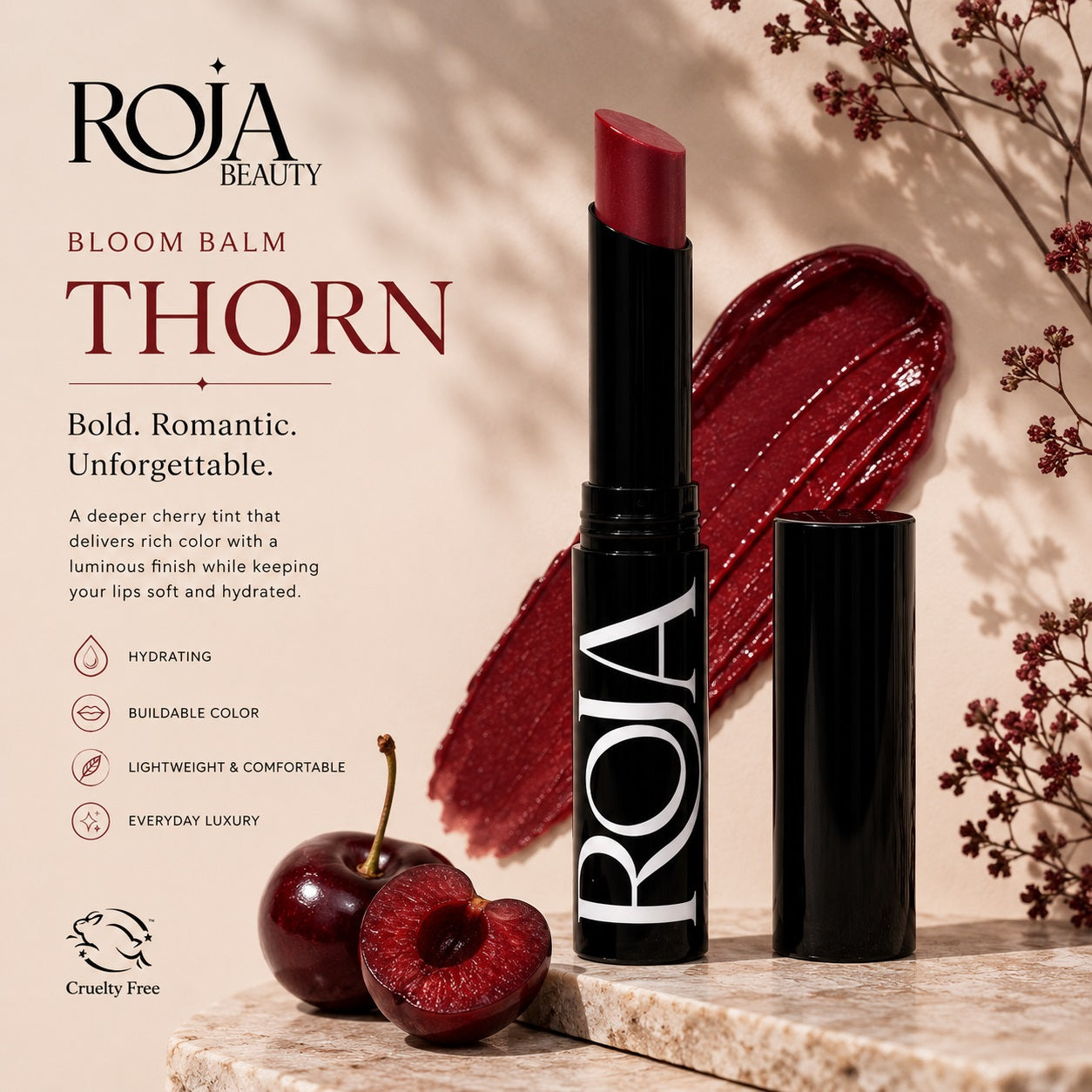 Cherry Tinted Lip Balm: The Perfect Balance Between Bold and Natural