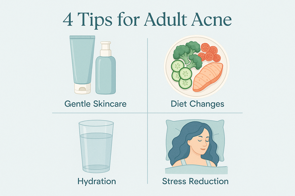 4 Tips on How to Treat Adult Acne
