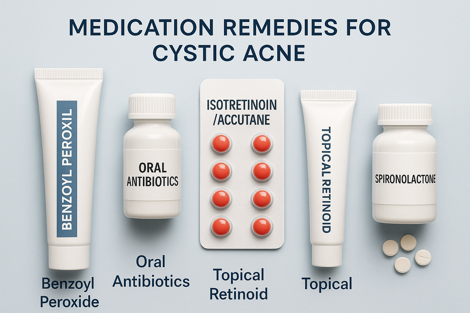 5 Recommended Medication Remedies to Treat Cystic Acne
