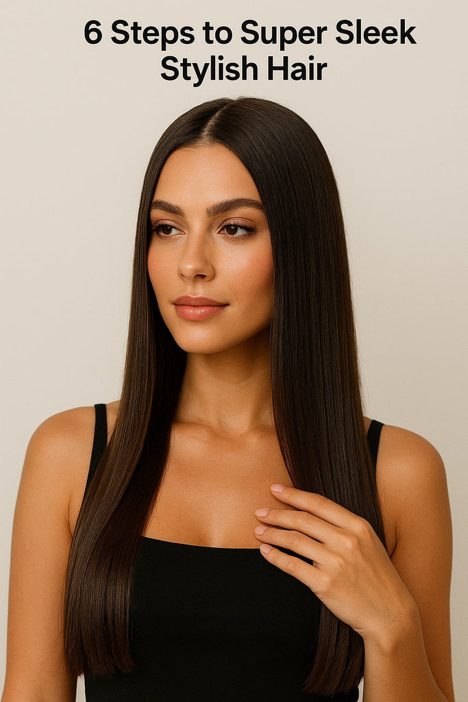 6 Steps to Super Sleek Stylish Hair