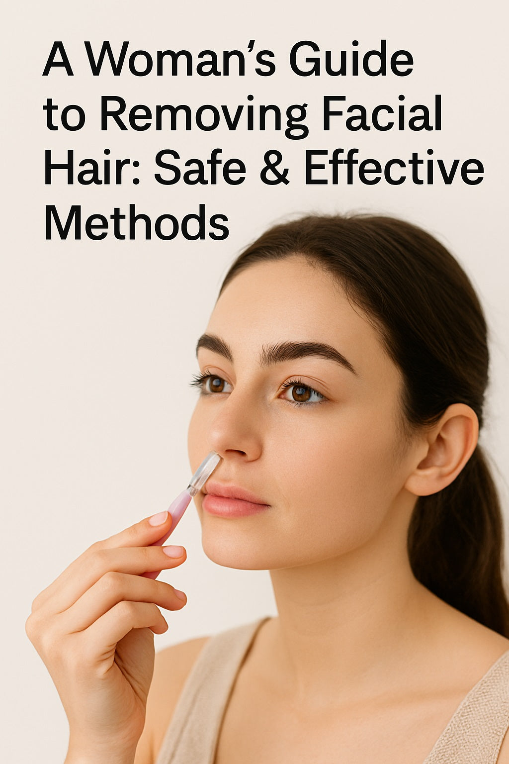 A Woman's Guide to Removing Facial Hair: Safe & Effective Methods