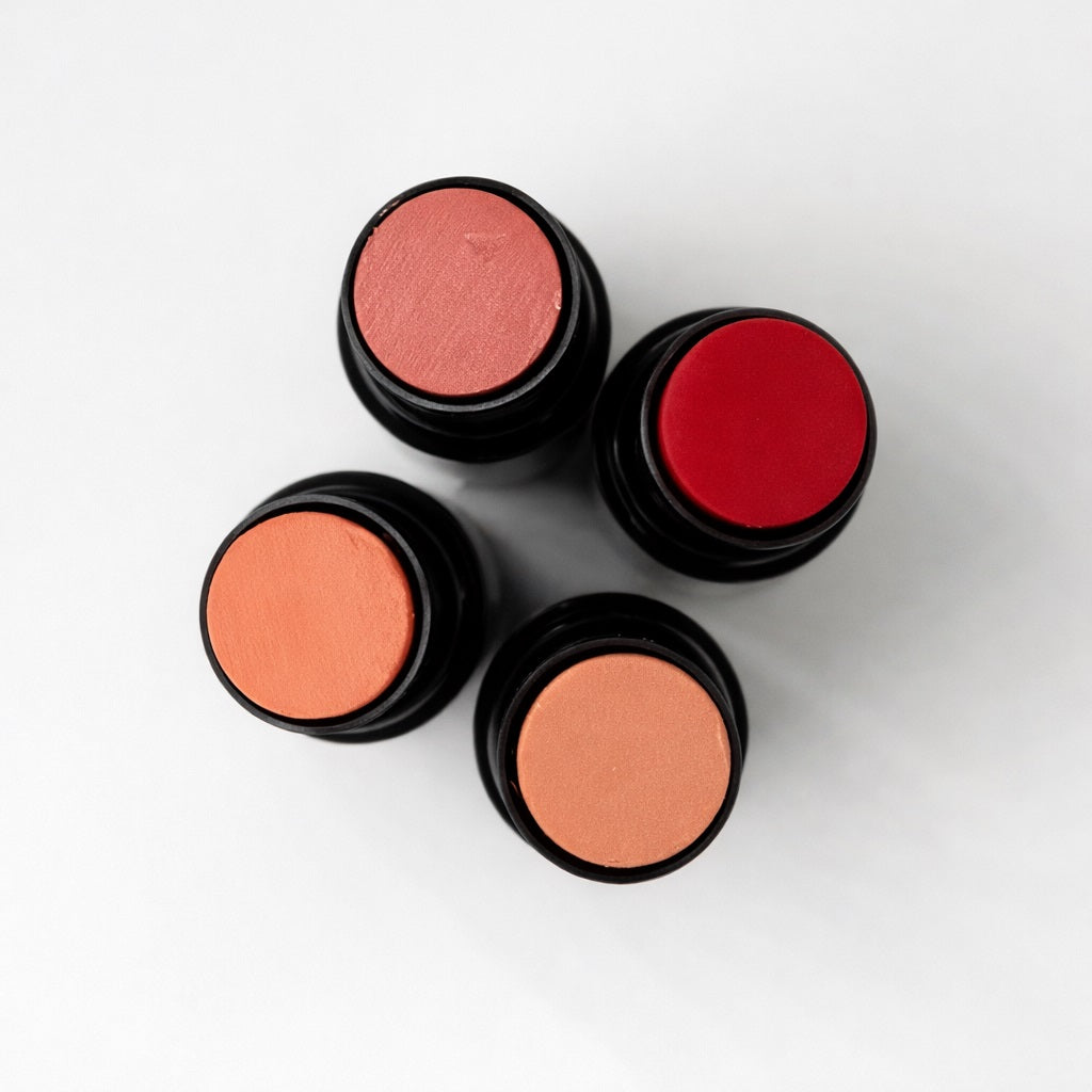 4 shade real ROJA Beauty bloom balm Tinted lip balm