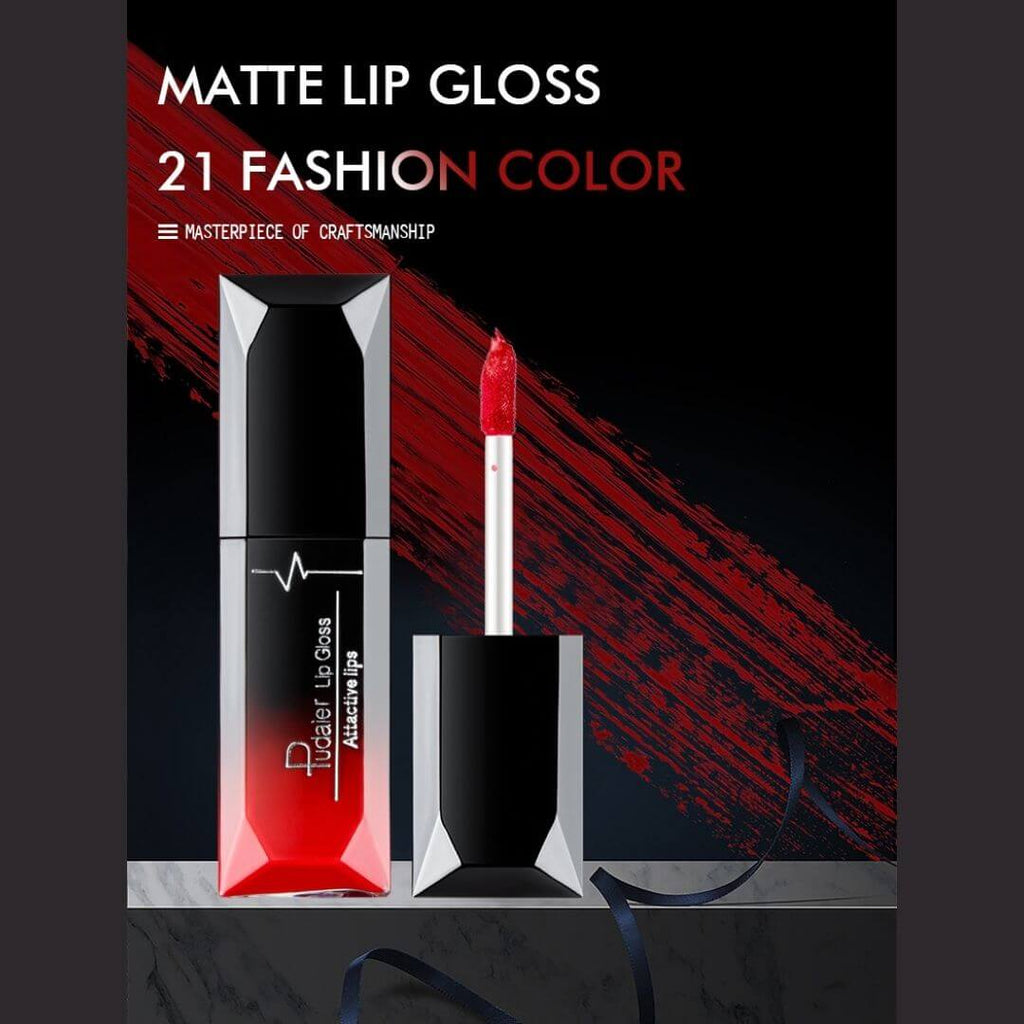 Pudaier long-lasting liquid matte lip gloss